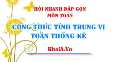 Trung vị là gì? Công thức tính trung vị của mẫu số liệu ghép nhóm và ví dụ Toán thống kê